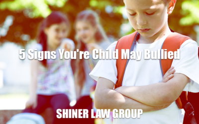 5 Signs You’re Child May Bullied