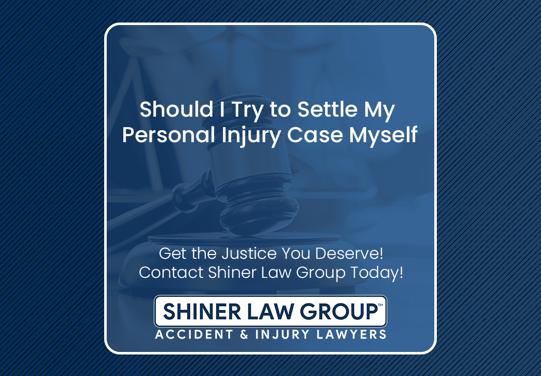 Can I settle my personal injury case myself? Personal injury lawyer explaining whether you can settle a personal injury case without a lawyer