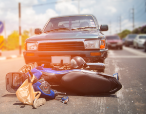 Gathering evidence at a Motorcycle Accident Scene