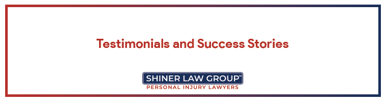 A West Palm Beach personal injury lawyer sharing testimonials and success stories