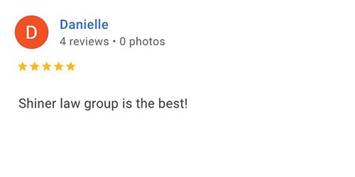 Danielle — Google Review — Shiner Law Group Fort Lauderdale