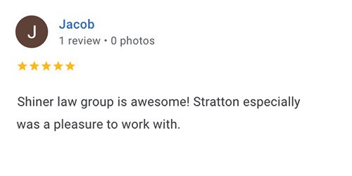 Jacob — Google Review — Shiner Law Group Fort Lauderdale