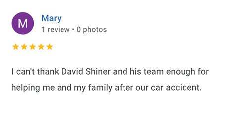Mary — Google Review — Shiner Law Group Fort Lauderdale