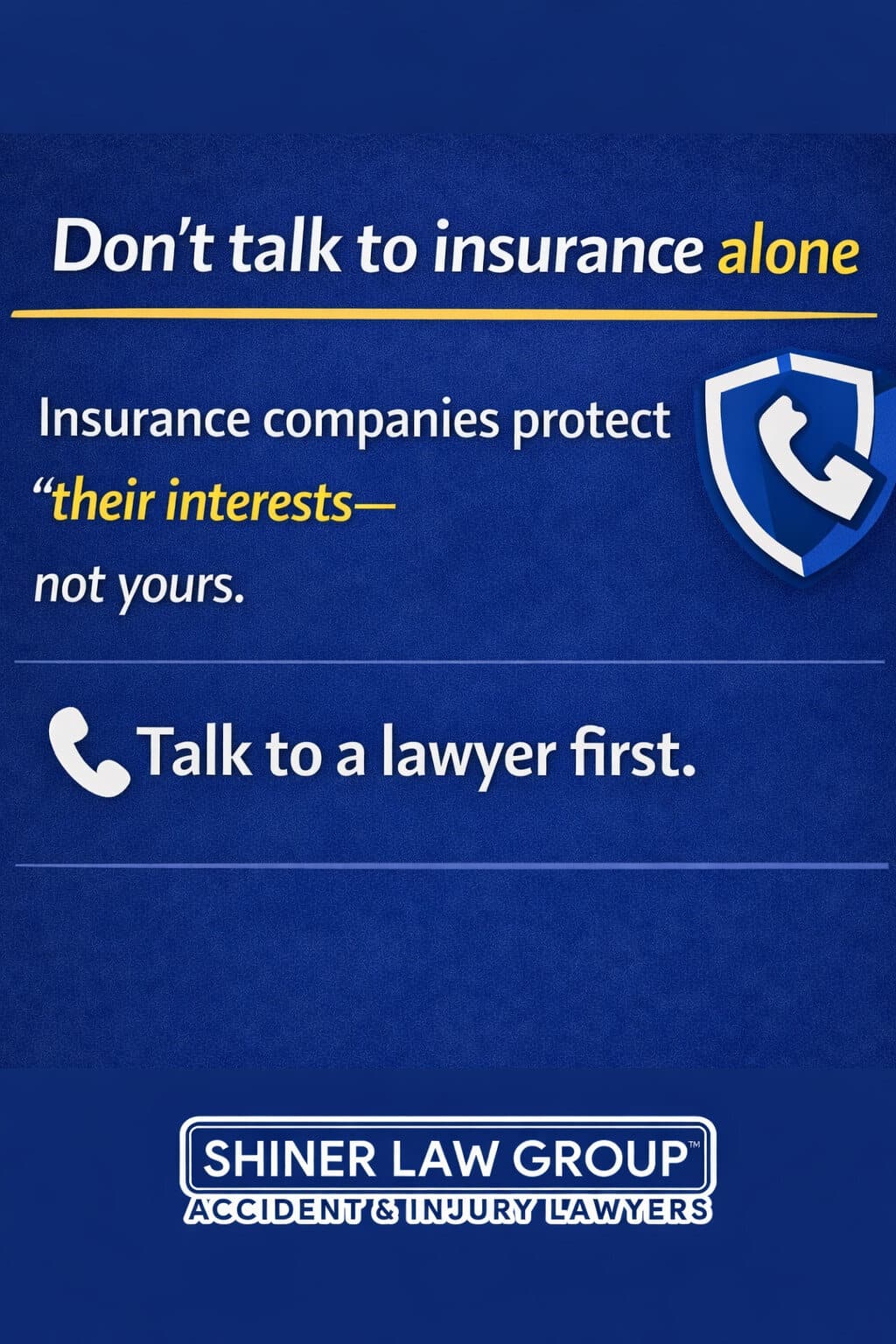 Step 6 after a car accident: do not give the at-fault driver's insurer a recorded statement