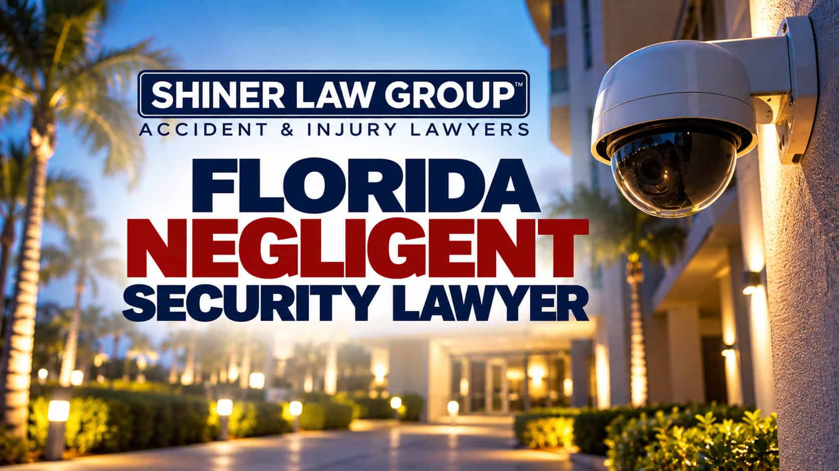 Florida Negligent Security Lawyer - Shiner Law Group Florida Negligent Security Lawyers at Shiner Law Group serving injury victims across Florida