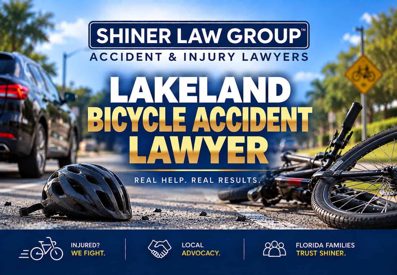 Lakeland bicycle accident lawyers at Shiner Law Group fighting for injured Polk County cyclists